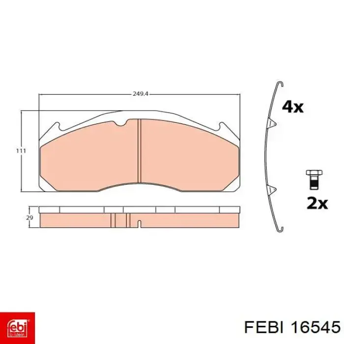 Pastillas de freno delanteras Casals BKM1388