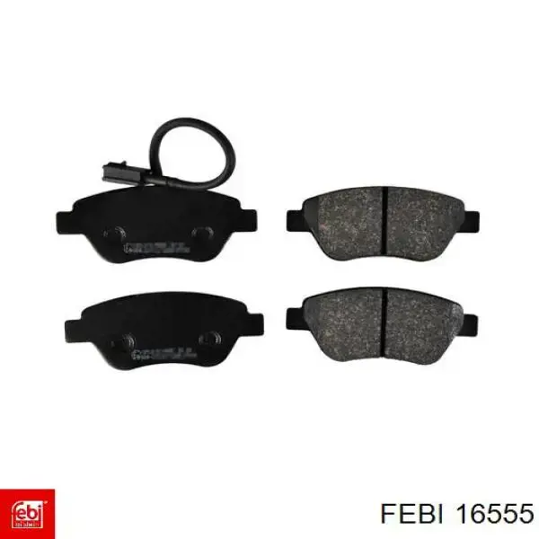 Comprar 16555 Febi Pastillas delanteras de freno