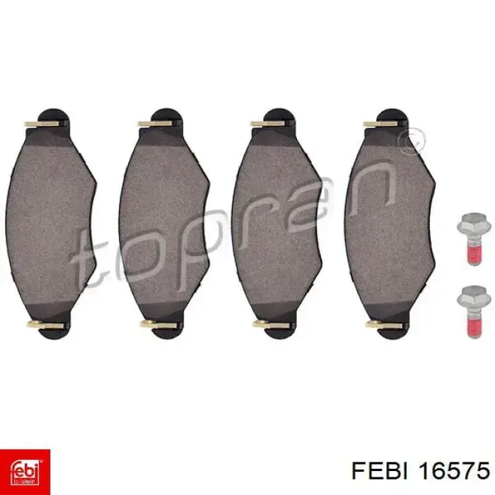 16575 Febi Pastillas delanteras