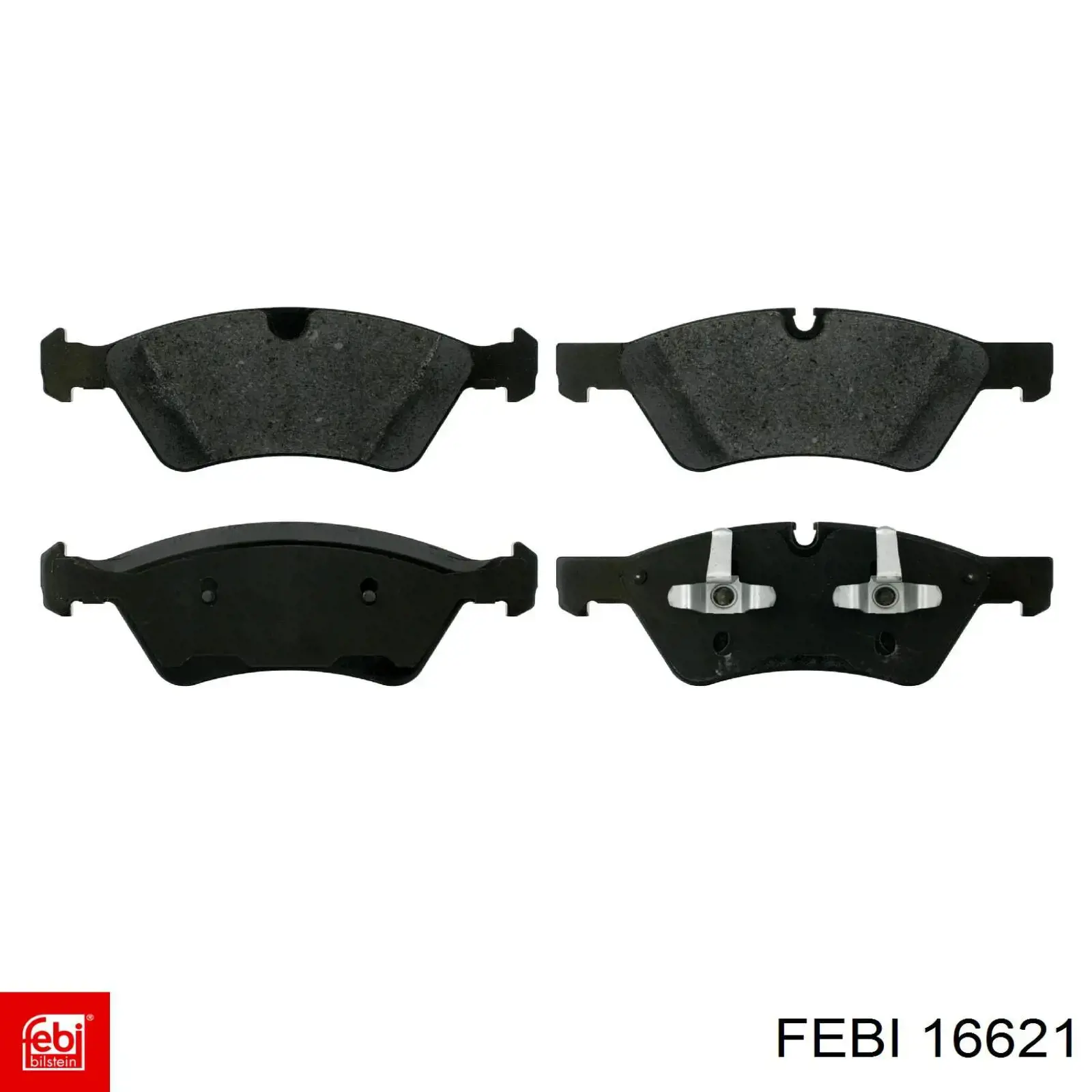 Comprar 16621 Febi Pastillas delanteras de freno