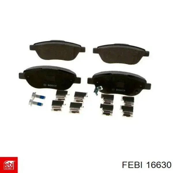 Comprar 16630 Febi Pastillas delanteras de freno