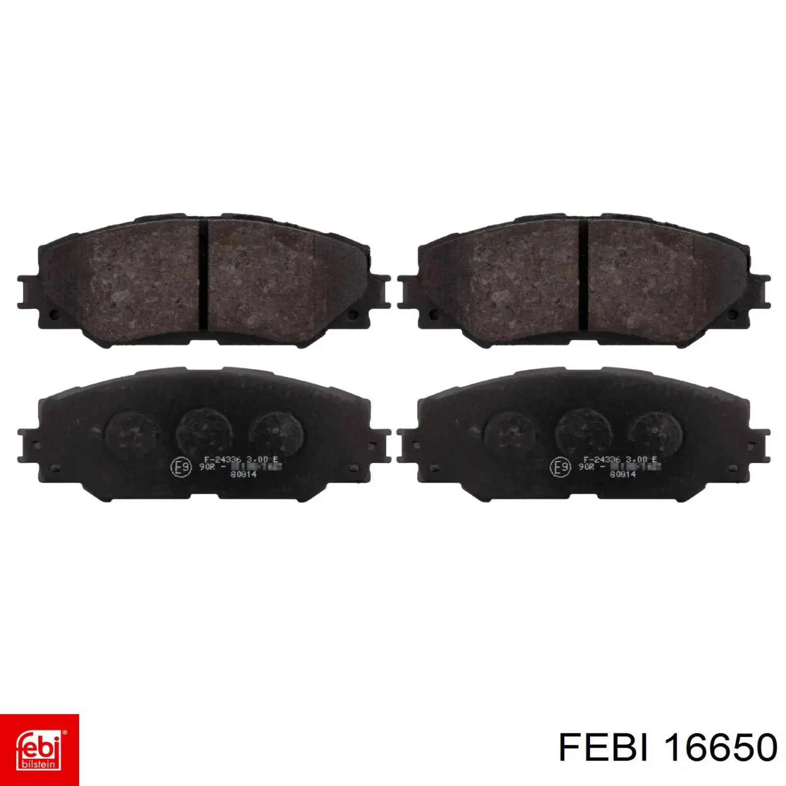 Comprar 16650 Febi Pastillas delanteras de freno