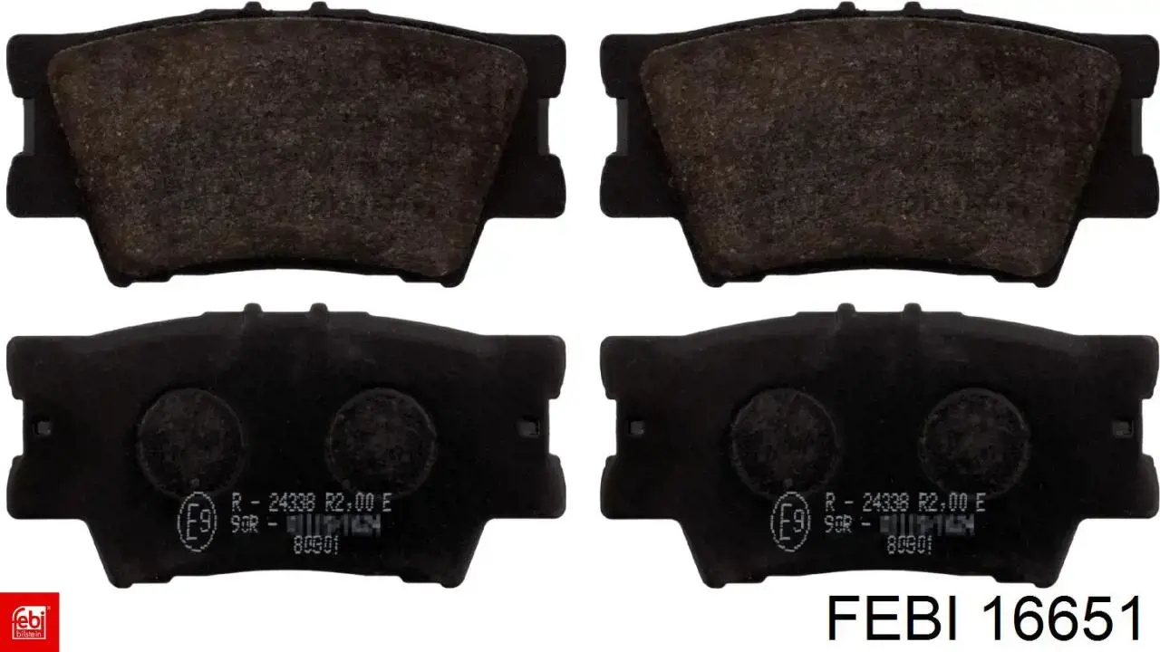 Pastillas traseras de freno Febi 16651 precio, desde 20,60 EUR
