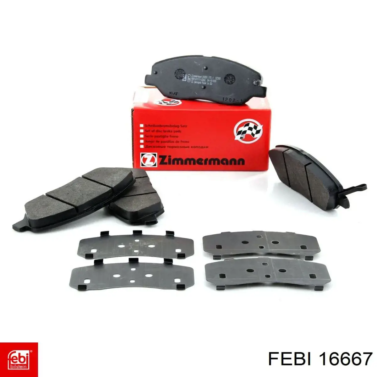Pastillas freno delanteras Febi 16667 precio, desde 27,91 EUR