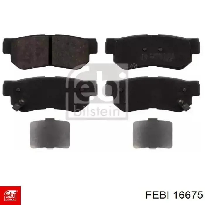 Pastillas traseras de freno Febi 16675 precio, desde 26,31 EUR
