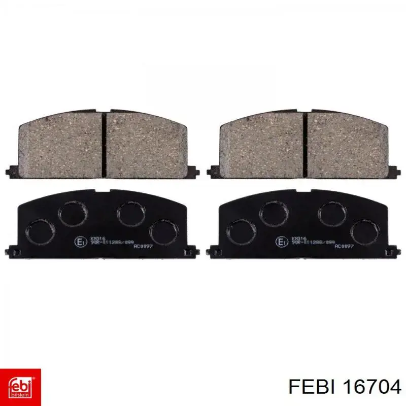 Pastillas traseras de freno Febi 16704 precio, desde 28,69 EUR