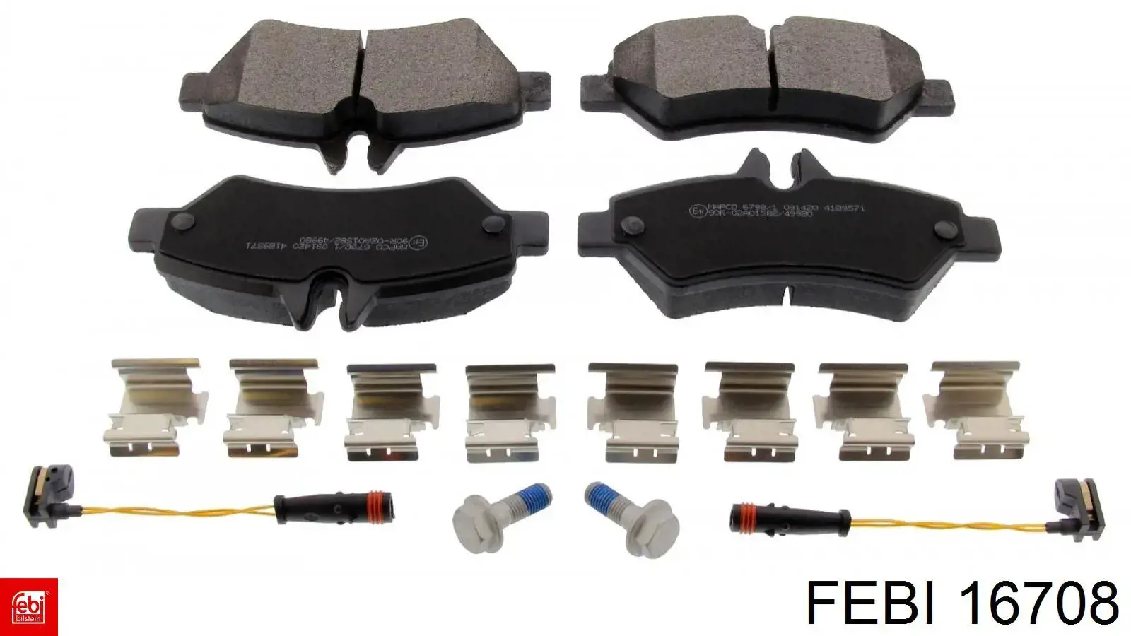 Pastillas traseras de freno Febi 16708 precio, desde 31,76 EUR