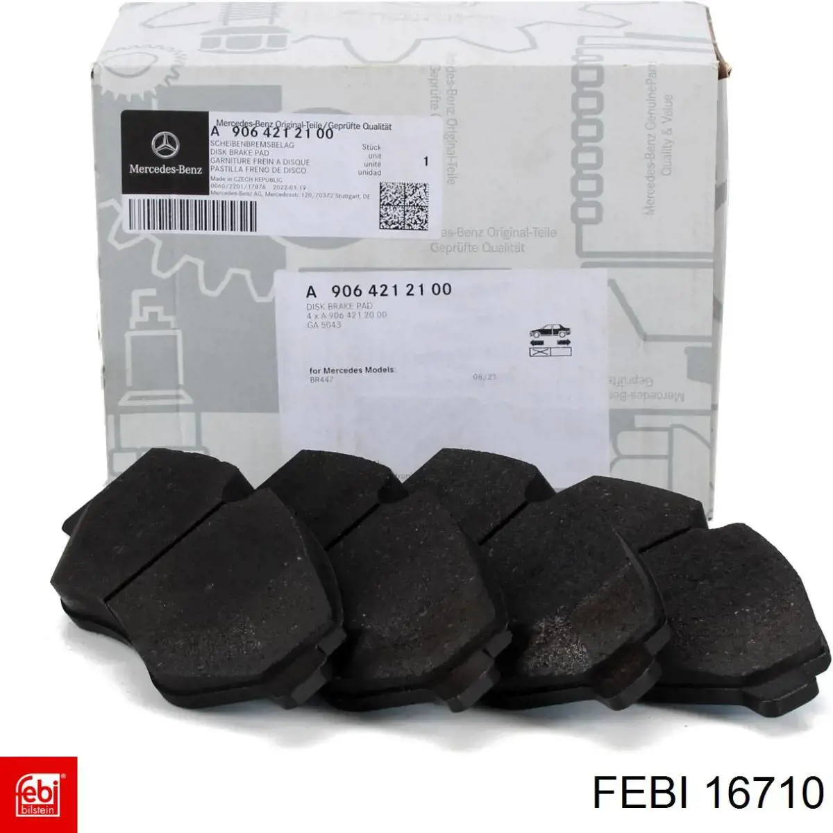 Comprar 16710 Febi Pastillas delanteras de freno