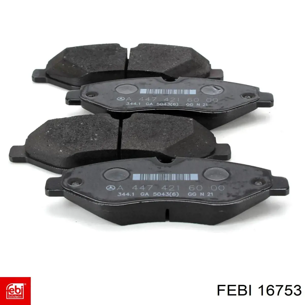Comprar 16753 Febi Pastillas delanteras de freno