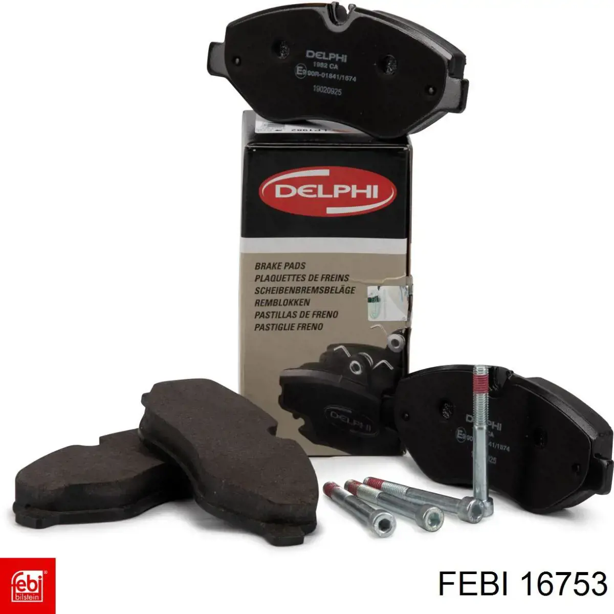 Pastillas freno delanteras Febi 16753 precio, desde 33,80 EUR
