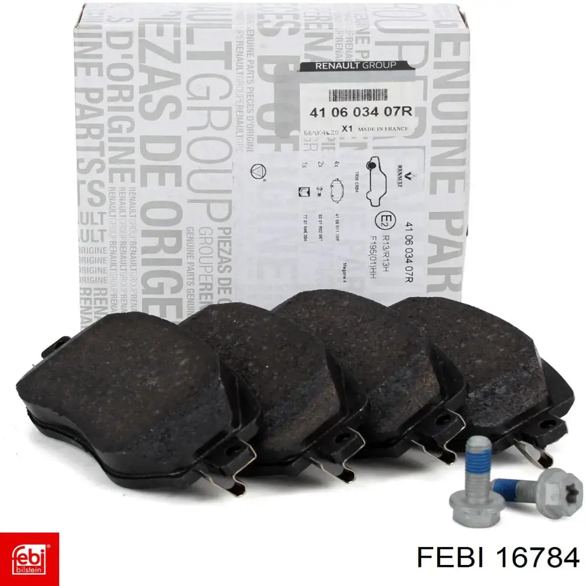 Comprar 16784 Febi Pastillas de freno traseras