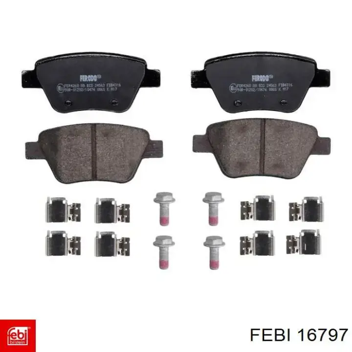 Pastillas de freno traseras Volkswagen Jetta 6 162, 163, AV3, AV2, AY2, AY3