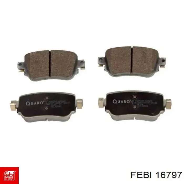 Pastillas de freno traseras Volkswagen Jetta 6 162, 163, AV3, AV2, AY2, AY3