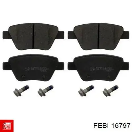 Pastillas de freno traseras Volkswagen Jetta 6 162, 163, AV3, AV2, AY2, AY3