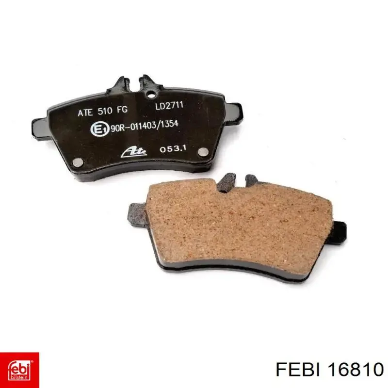 Comprar 16810 Febi Pastillas delanteras de freno