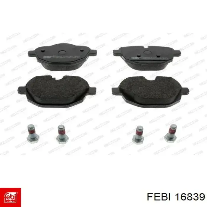 Comprar 16839 Febi Pastillas de freno traseras