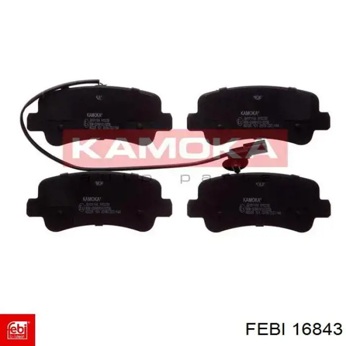 Pastillas traseras de freno Febi 16843 precio, desde 27,72 EUR