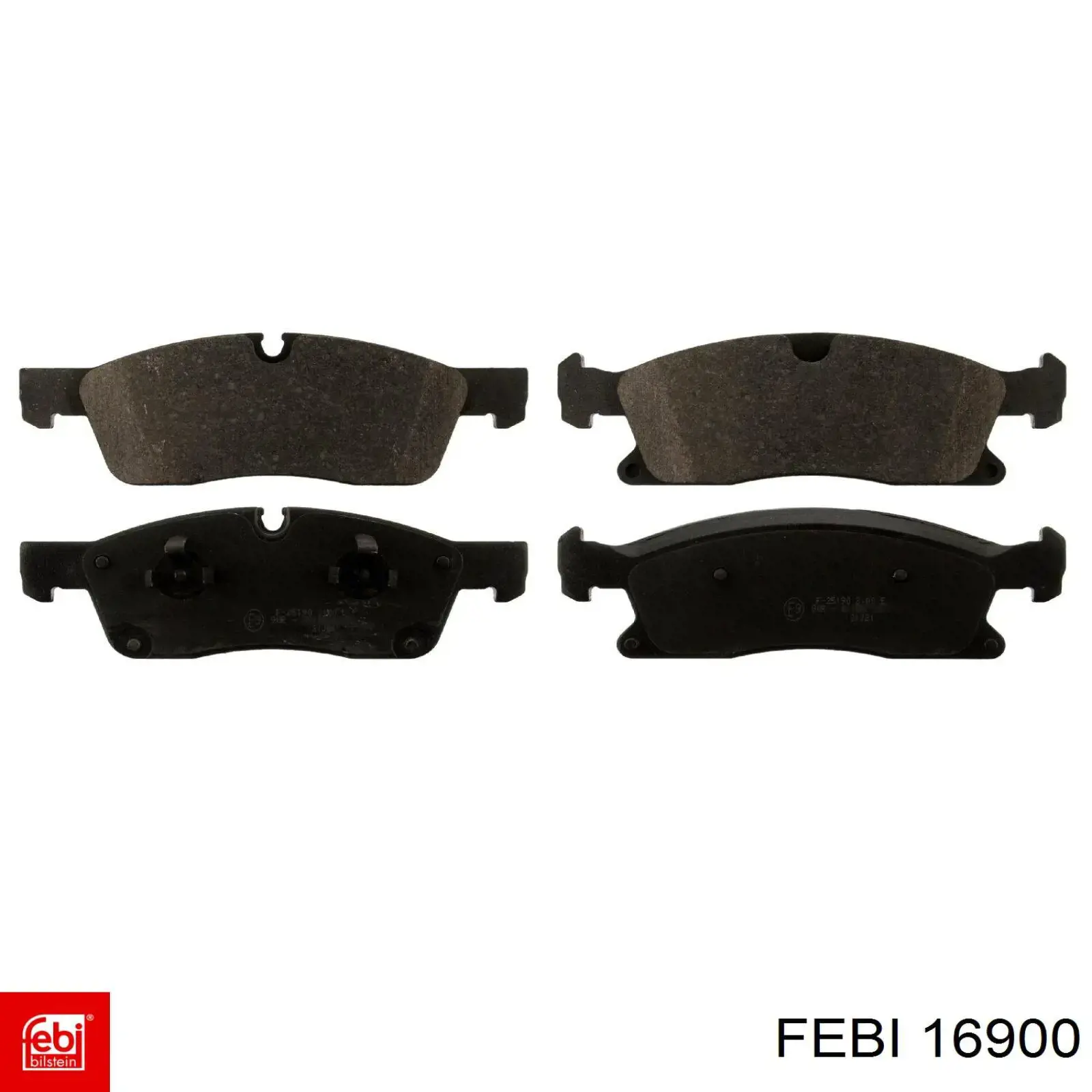 Comprar 16900 Febi Pastillas delanteras de freno