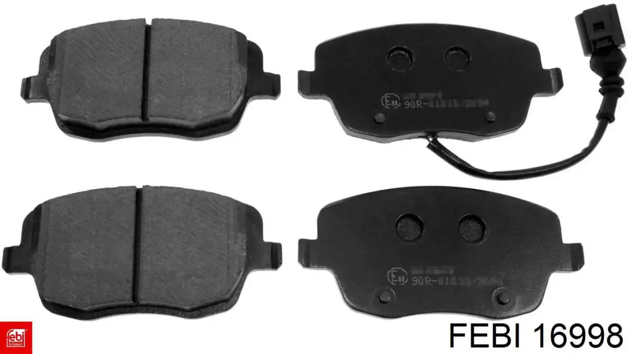 Comprar 16998 Febi Pastillas delanteras de freno