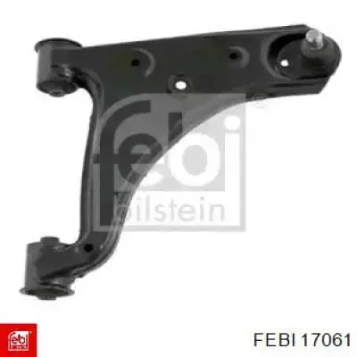 Brazo inferior derecho de la suspensión delantera 17061 Febi