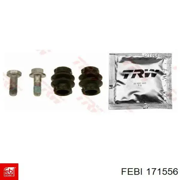 171556 Febi Protector del disco de freno delantero izquierdo