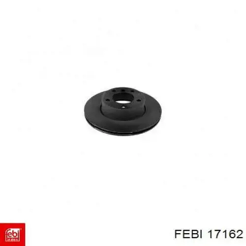 Disco de freno trasero 17162 Febi