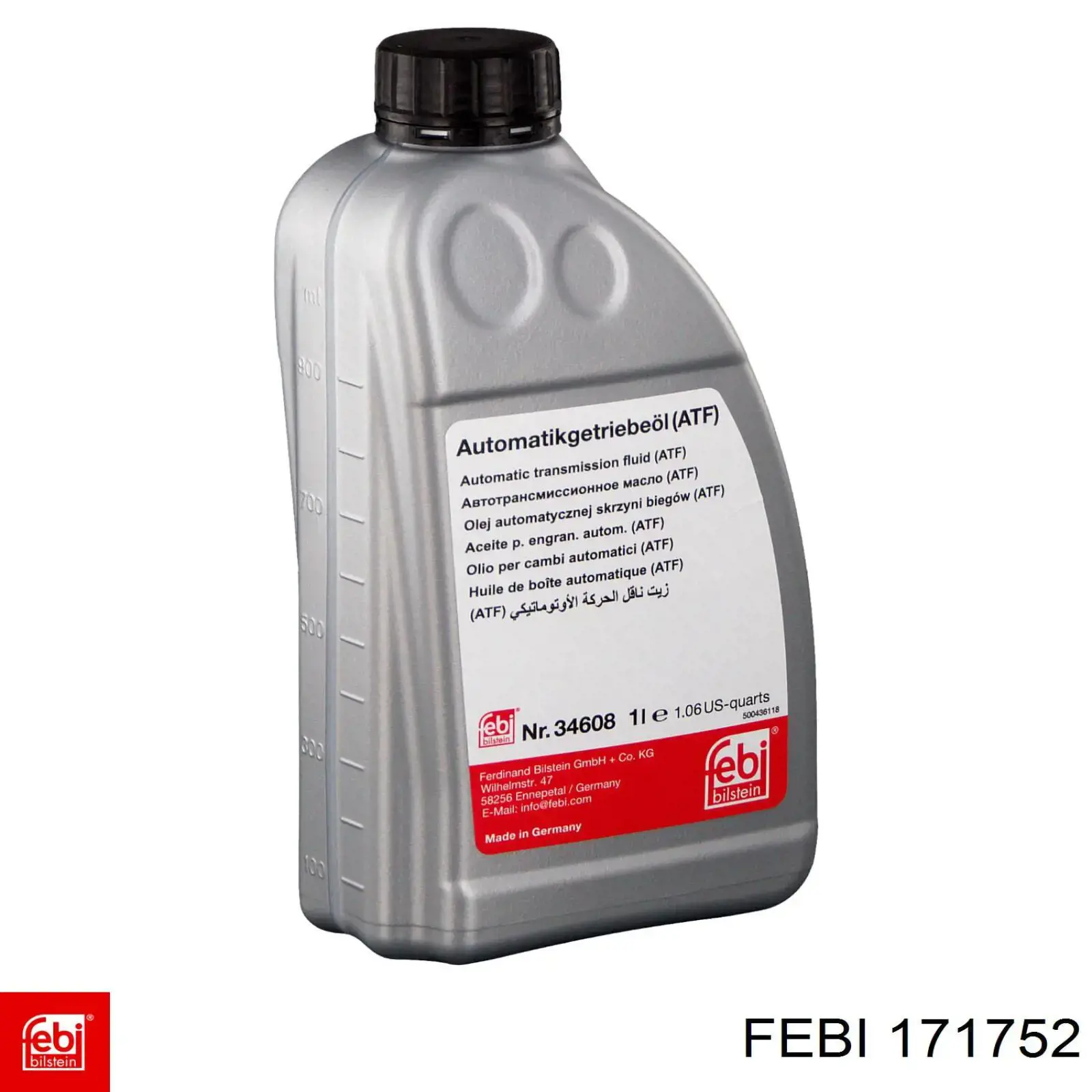 Kit de servicio para cambio de aceite de transmisión automática 1051110014 Tcmatic