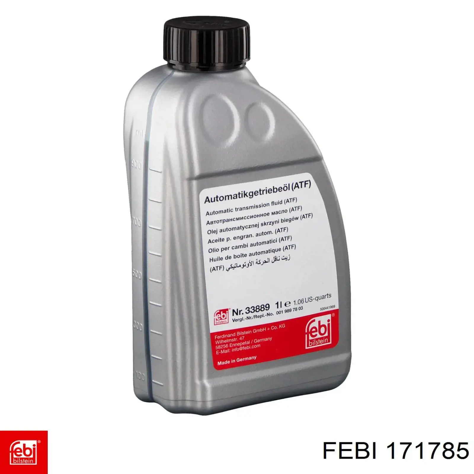 171785 Febi kit para cambios de aceite caja automatica