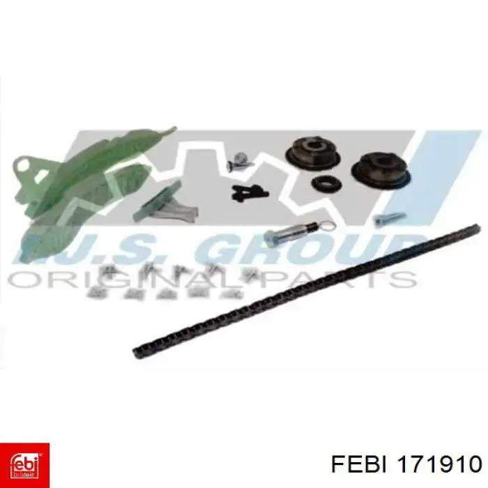 Kit de montaje de la cadena de distribución  Febi 171910
