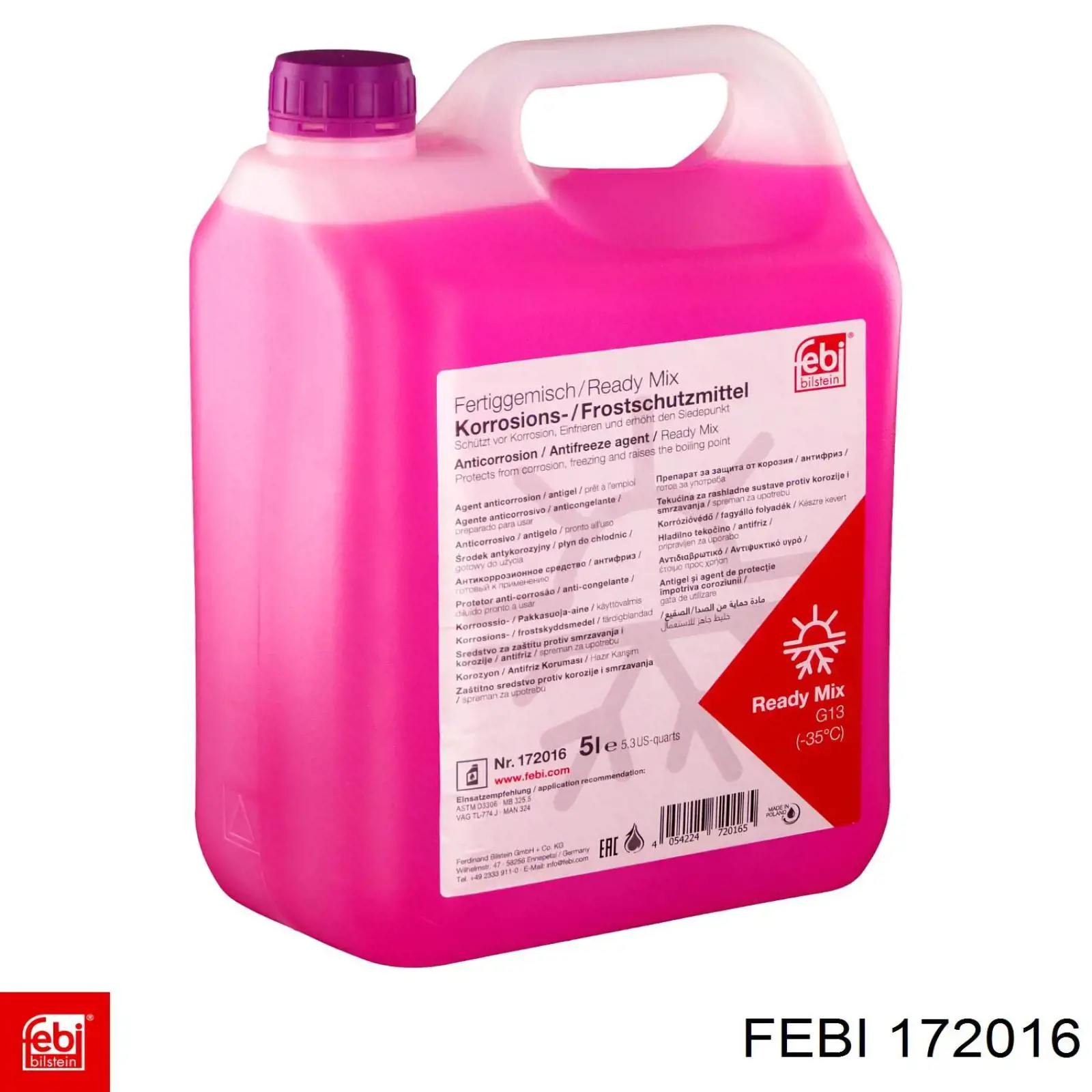 Comprar 172016 Febi Liquido anticongelante 