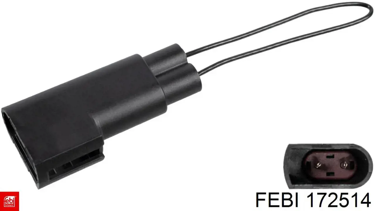 Comprar 172514 Febi Sensor de desgaste de las pastillas de freno delanteras