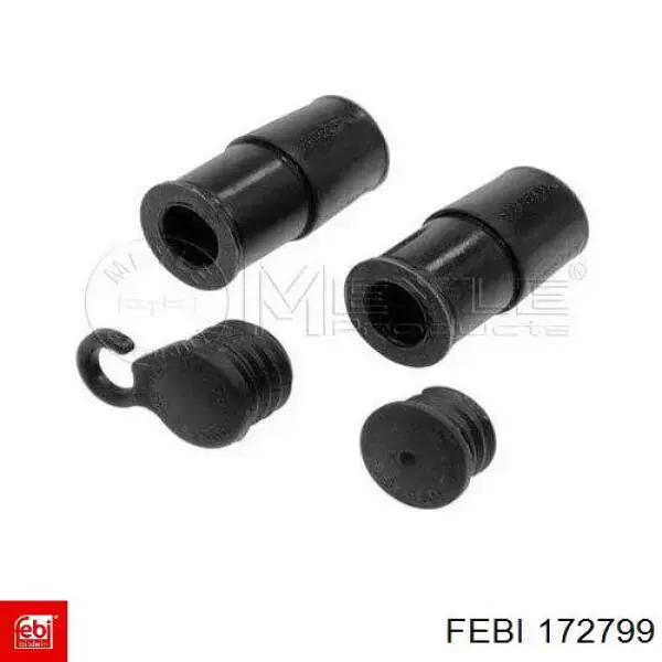 Tubo flexible de frenos trasero izquierdo Febi 172799