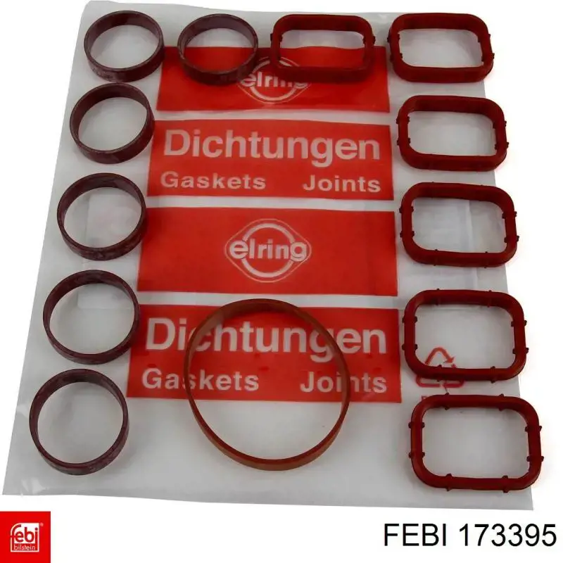 173395 Febi Brida del sistema de refrigeración (triple unión)