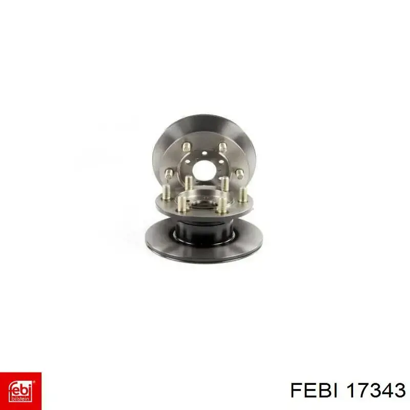 Disco de freno 17343 Febi