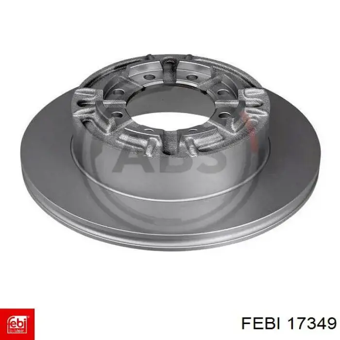 Disco de freno trasero 17349 Febi