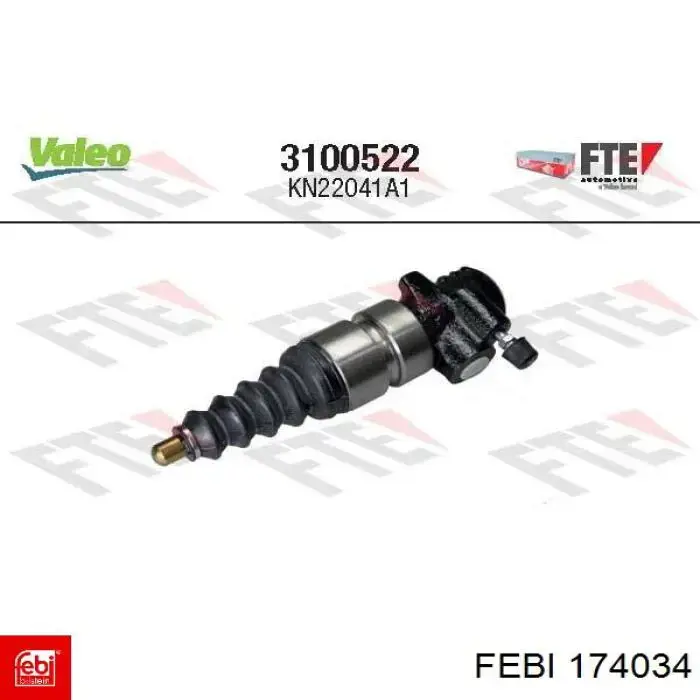 174034 Febi silentblock de suspensión delantero inferior