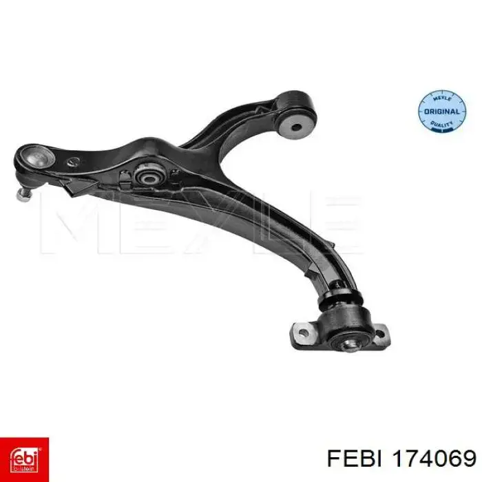174069 Febi Brazo superior izquierdo/derecho de suspensión delantera