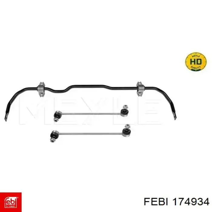 Barra estabilizadora de la suspensión trasero Febi 174934 precio, desde 82,76 EUR