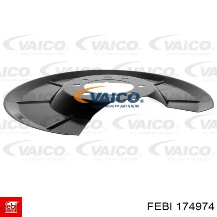 Protector de disco de freno trasero Mazda BP4K26261A