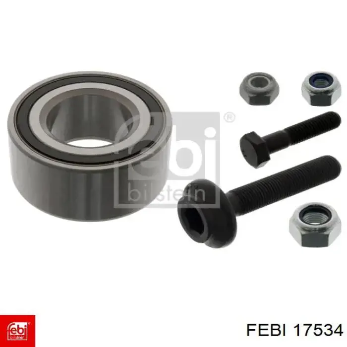 Cojinete de rueda delantero 17534 Febi