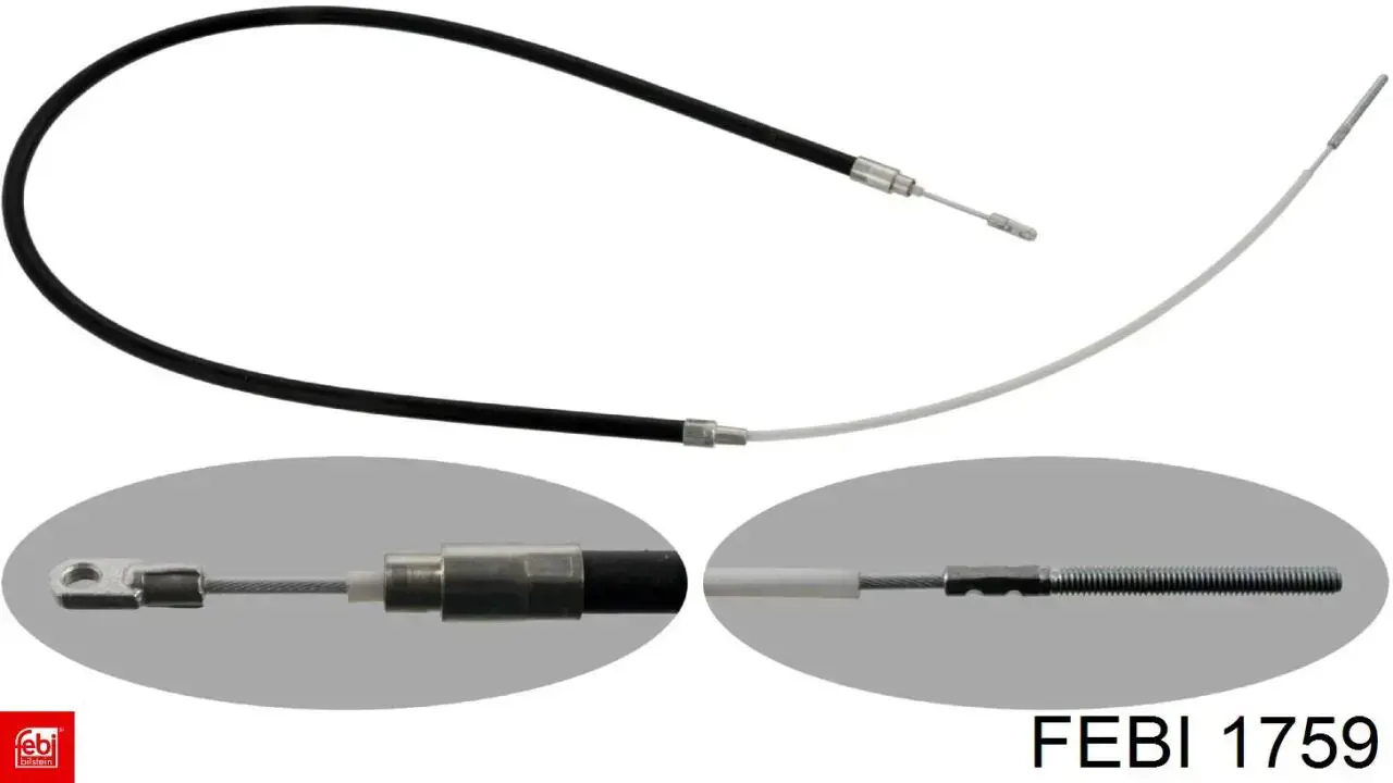 Cable de freno de mano trasero derecho/izquierdo Beca Cables 2001092