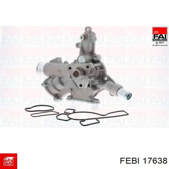 17638 Febi Bomba refrigerante coche