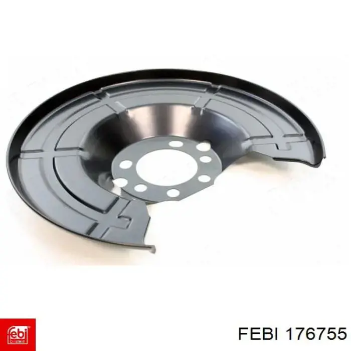 176755 Febi Protector de disco de freno trasero derecho