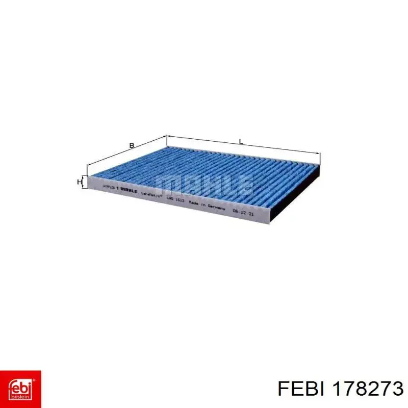 Filtro de cabina Febi 178273 precio, desde 8,15 EUR