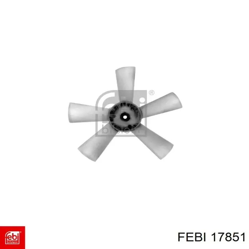 17851 Febi rodete ventilador, refrigeración de motor