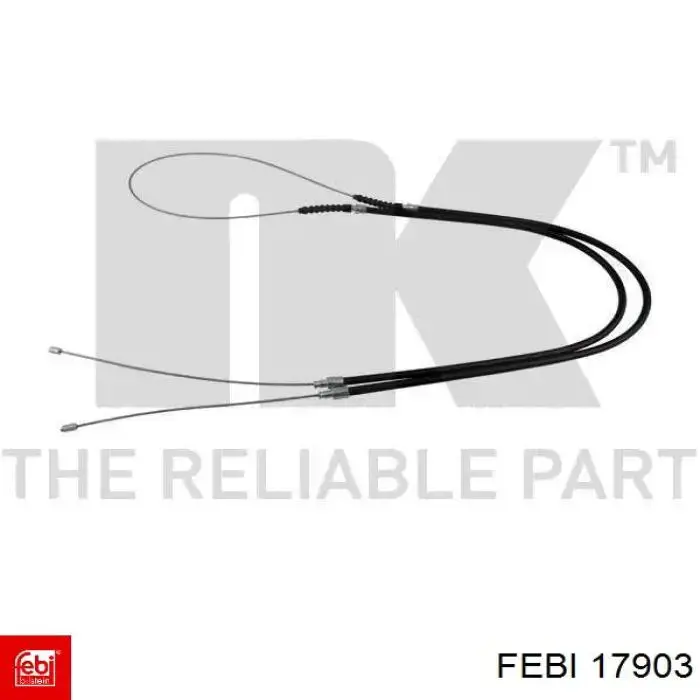 Cable de freno de mano trasero derecho/izquierdo Febi 17903 precio, desde 22,43 EUR