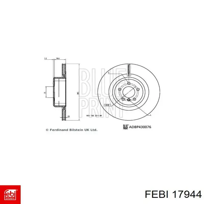 17944 Febi Rodillo de cadena
