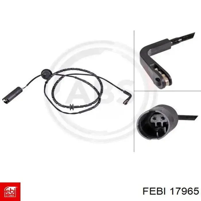 Sensor de desgaste de las pastillas de freno delanteras Febi 17965 precio, desde 11,30 EUR