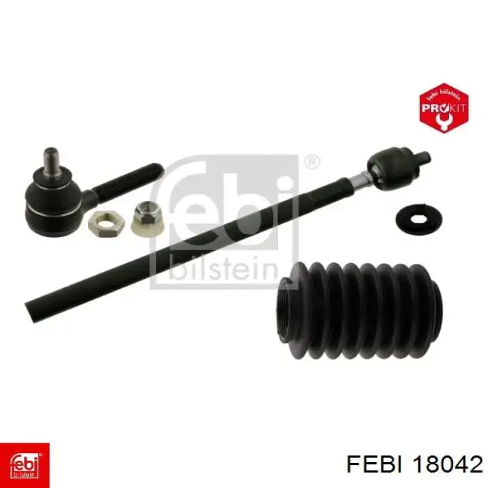 Guardapolvo de dirección derecho (cremallera) Febi 18042 precio, desde 6,29 EUR