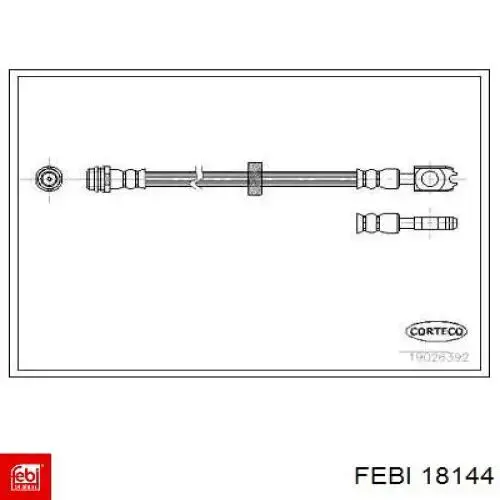 Comprar 18144 Febi Latiguillos de freno delantero